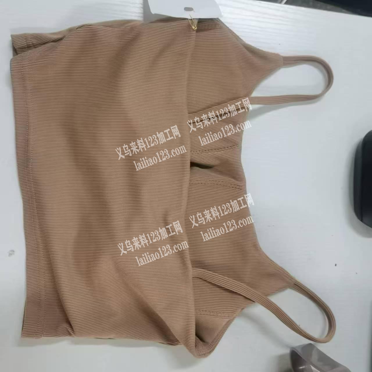 背心文胸订单，如图，外发加工，寻找加工厂