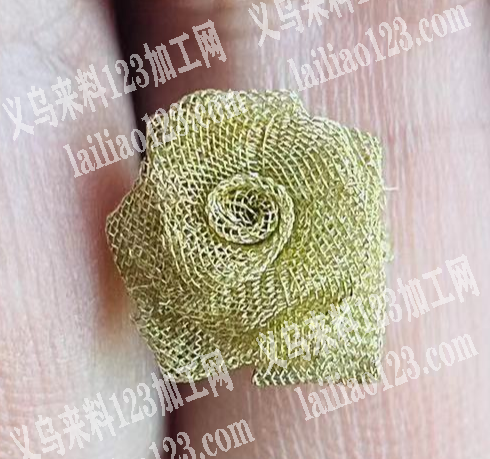 大量如图金属花朵订单，寻找专业做这个金属