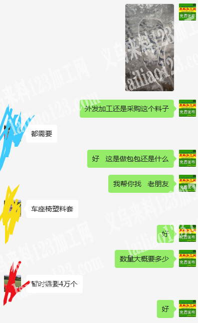 车座椅塑料套有订单，目前40000订单，