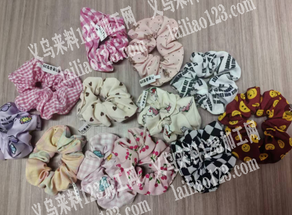 寻找布艺肠圈头饰加工厂，如图，寻找加工厂