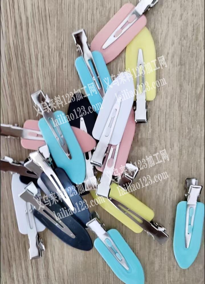 组装发夹外发加工，如图，无痕发夹，不是单