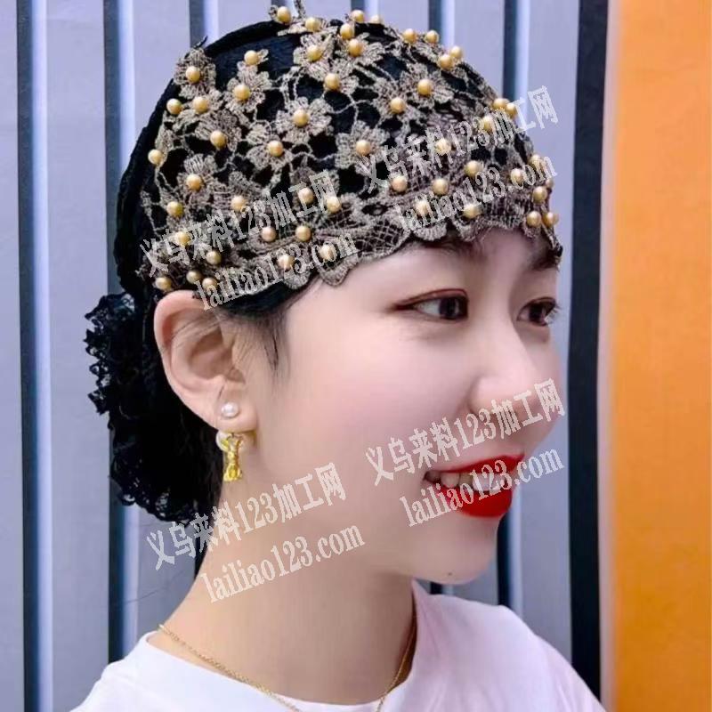 寻找如图帽子头巾工厂，这个款式的，成品有