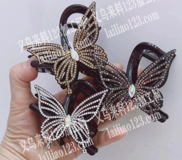 爆款蝴蝶抓夹订单，寻找工厂，如图，