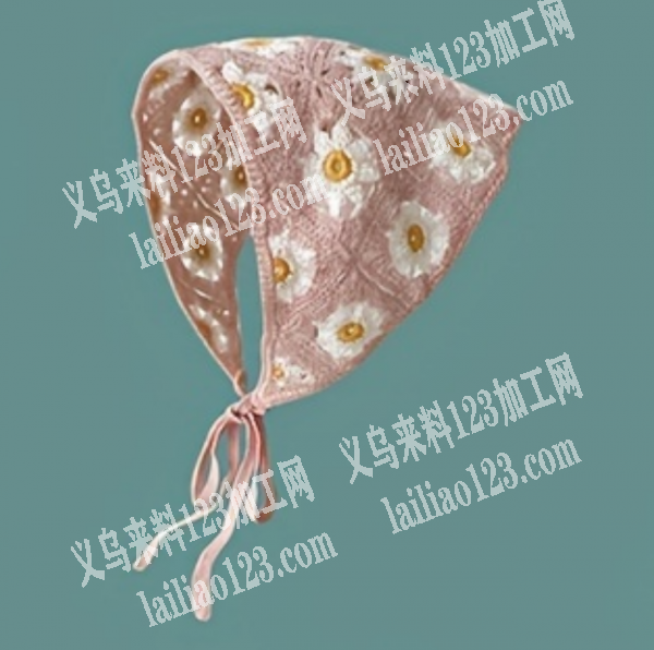 《长期订单》钩针复古的头巾订单，如图，寻