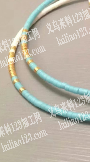 穿米珠编织打结的手工活外发加工，寻找会做