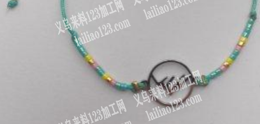 穿米珠编织打结的手工活外发加工，寻找会做