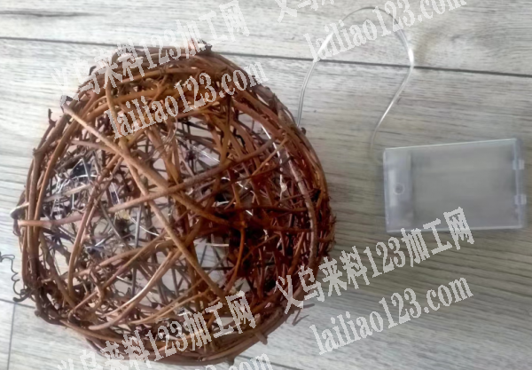 公司寻找藤球编织的工厂，附图片，这个款式