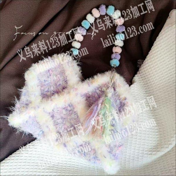 100万毛绒大孔珠子订单，如图，这样的，