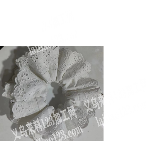 寻找布艺发圈的工厂合作，如图，寻找专业做