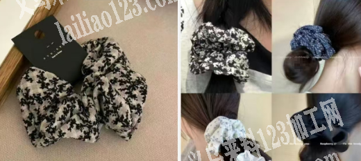 高档布艺发圈的平车活外发加工，寻找平车加