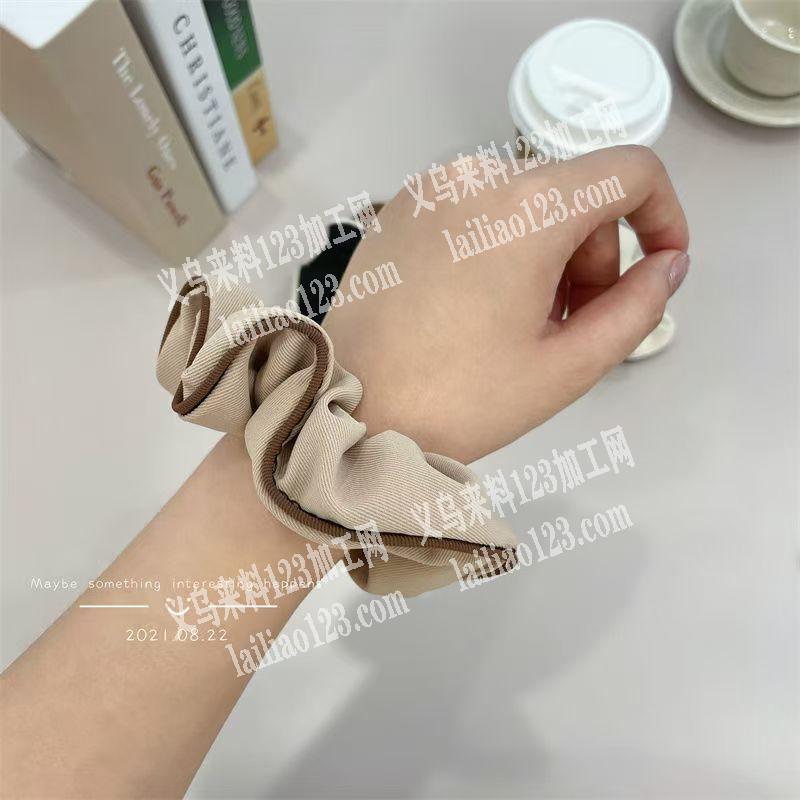 长期大量布艺发圈拷边，包边外发加工，寻找