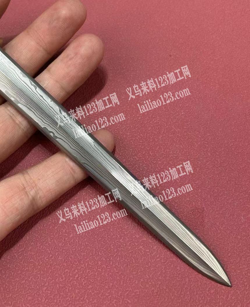 花纹钢不锈钢刀订单，如图，寻找生产不锈钢