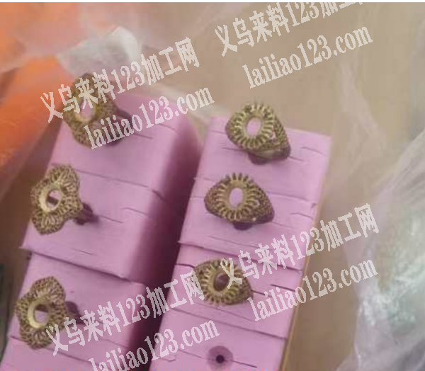 荷叶塘**饰品厂戒指上面打蜡外发加工，寻