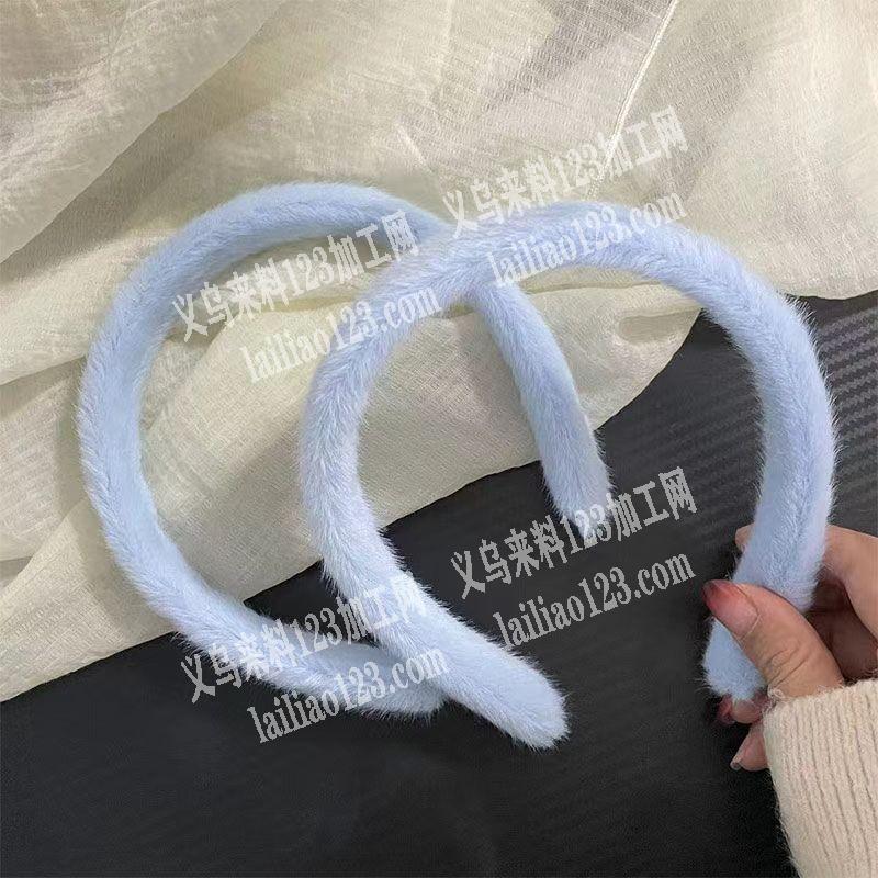 《外地工厂也行》毛绒发箍订单外发加工，寻