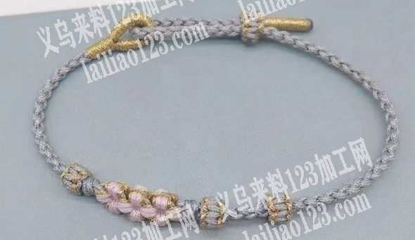 绕线的手工活外发加工，手链上面绕线的手工