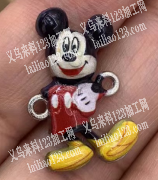 小配件上面印花，这样的米奇印花，会做的联