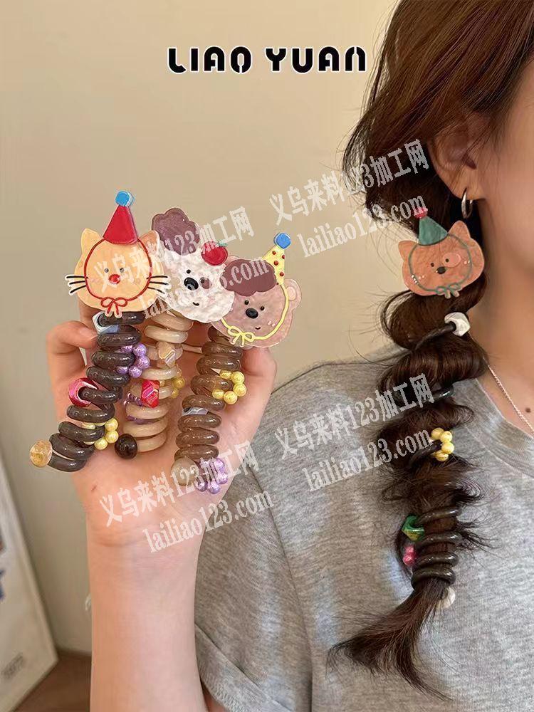 儿童电话线绕发器，如图，寻找厂家，有货的