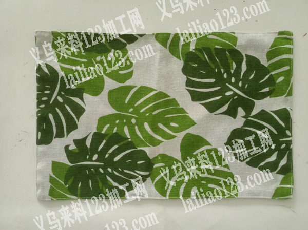 外贸餐垫平车活外发加工，如图，纯加工，我
