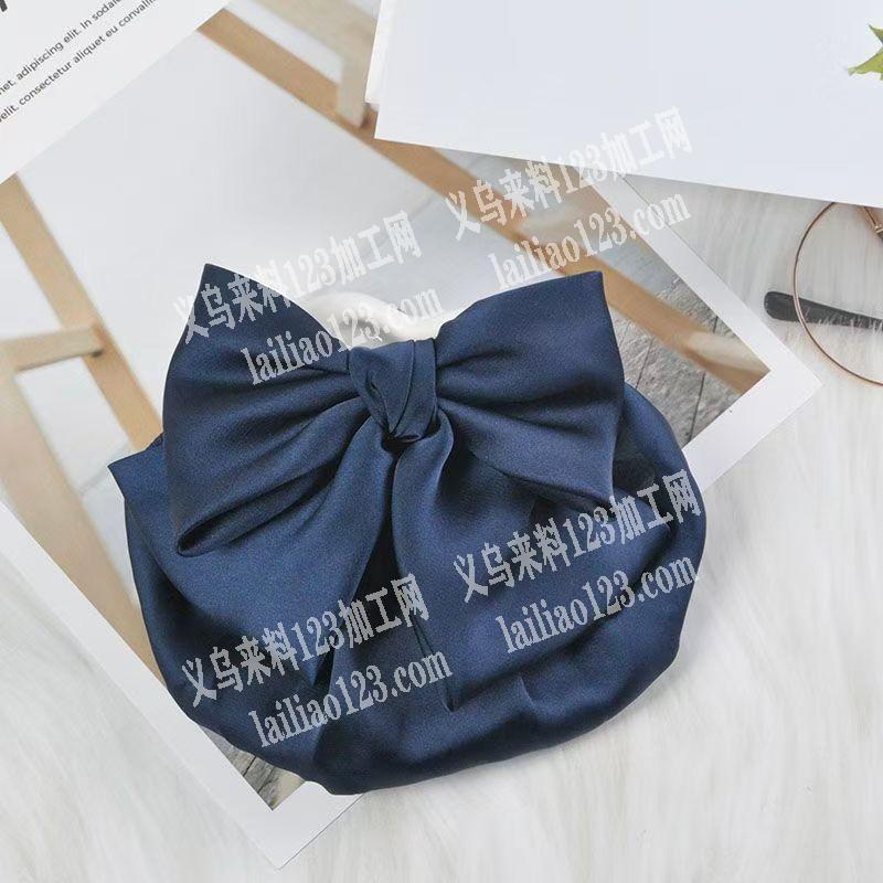 布艺蝴蝶结发夹外发加工，如图，寻找会做的