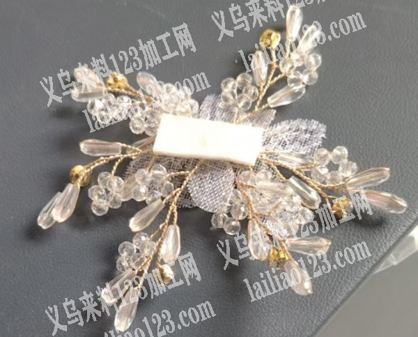 《很多货》新娘饰品手工活外发加工，如图，