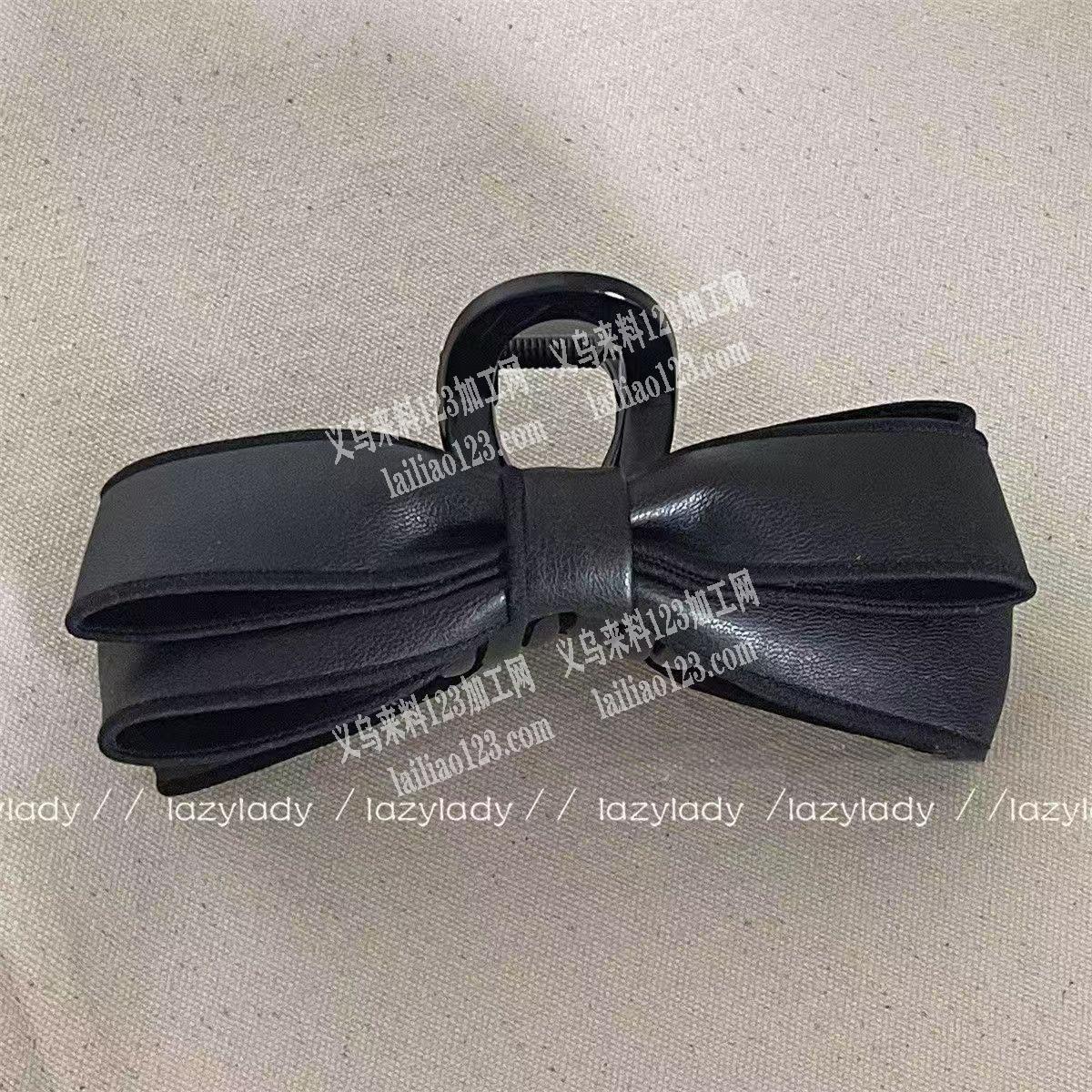 皮革蝴蝶结成品订单，如图，寻找专业做成品