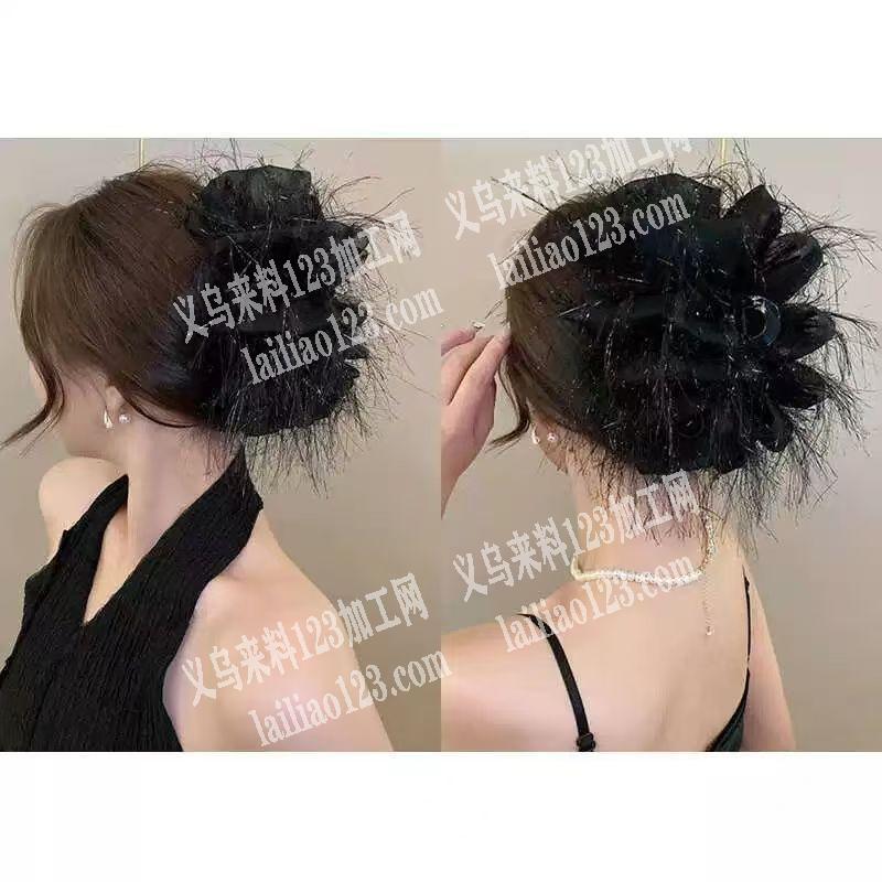 江西手工活加工厂看过来，会做这个头花的加