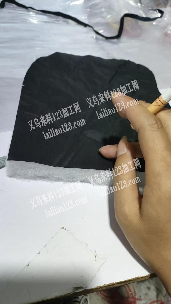 大量，手工裁床外发加工，如图，量大，绵帽