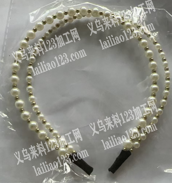 手工发箍成品订单，如图，寻找专业做手工成