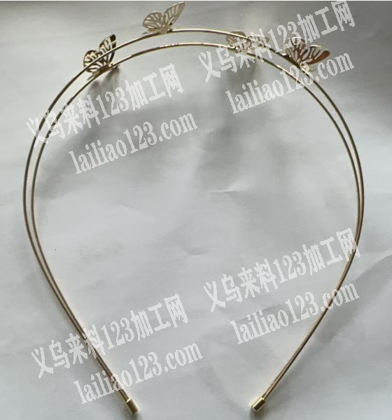 蝴蝶烧焊成品头箍订单，如图，寻找专业做成