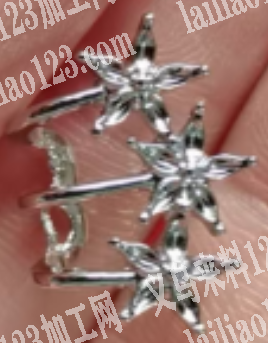 五角花点钻外发加工，机器点钻，如图，寻找
