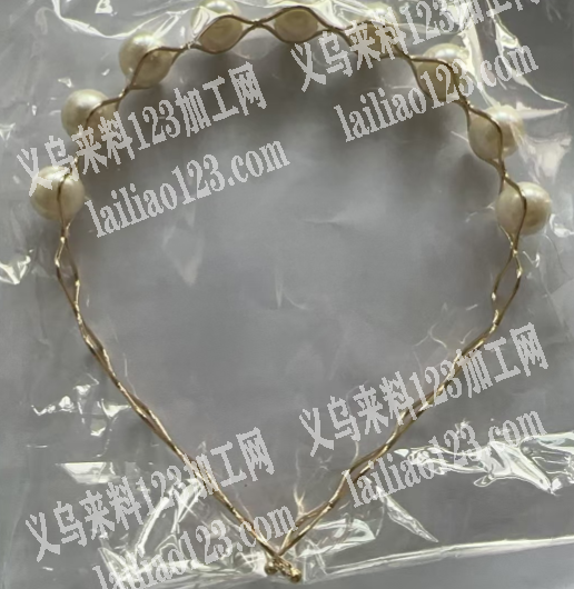 珍珠简约头箍成品订单，如图，寻找专业做这