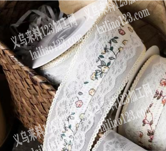 《寻找花边辅料供应商》采购如图花边织带，