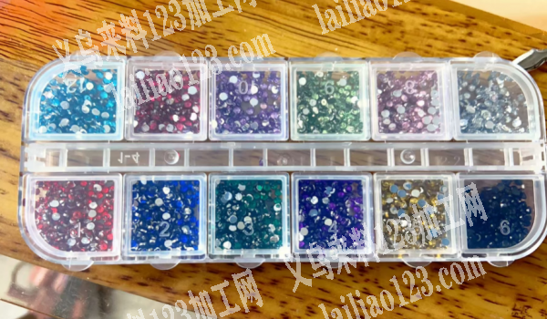《大量手工活外发》美甲钻，装盒子的手工活