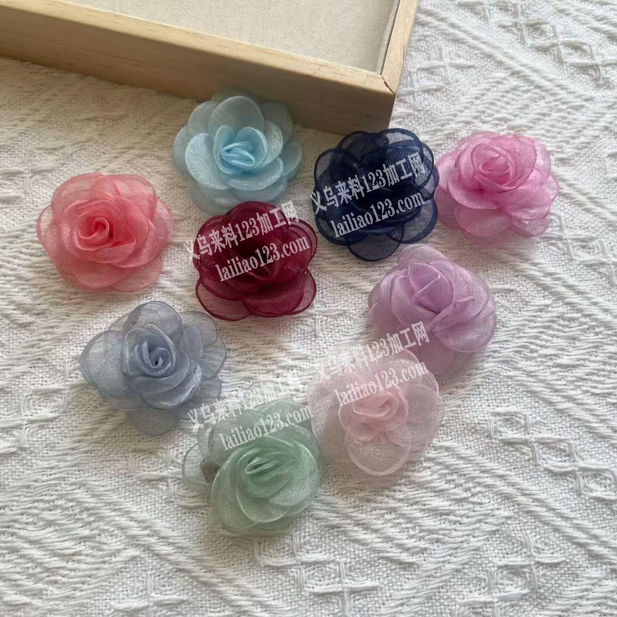网纱花手工活外发加工，如图，寻找会做这个