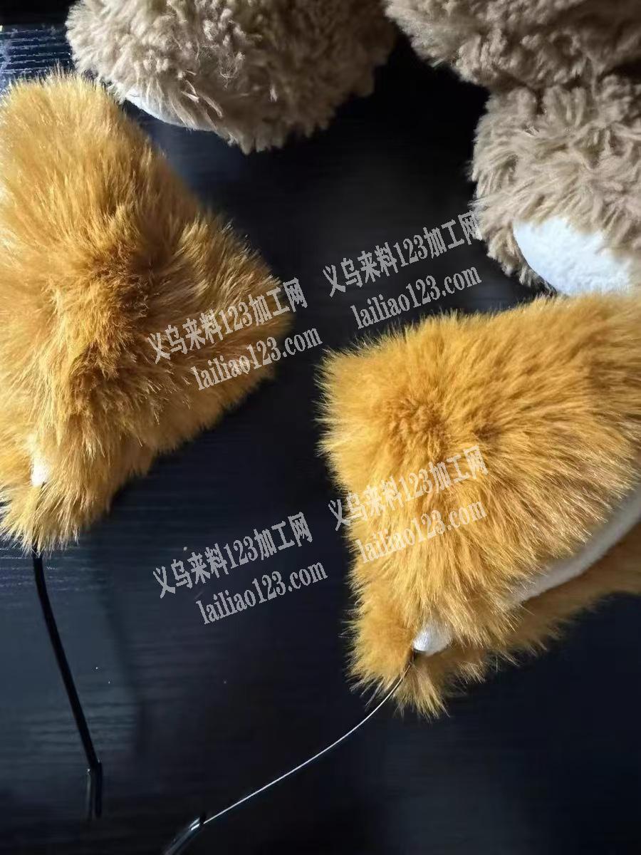 大量采购如图，爆款毛绒发箍，有货得厂家请