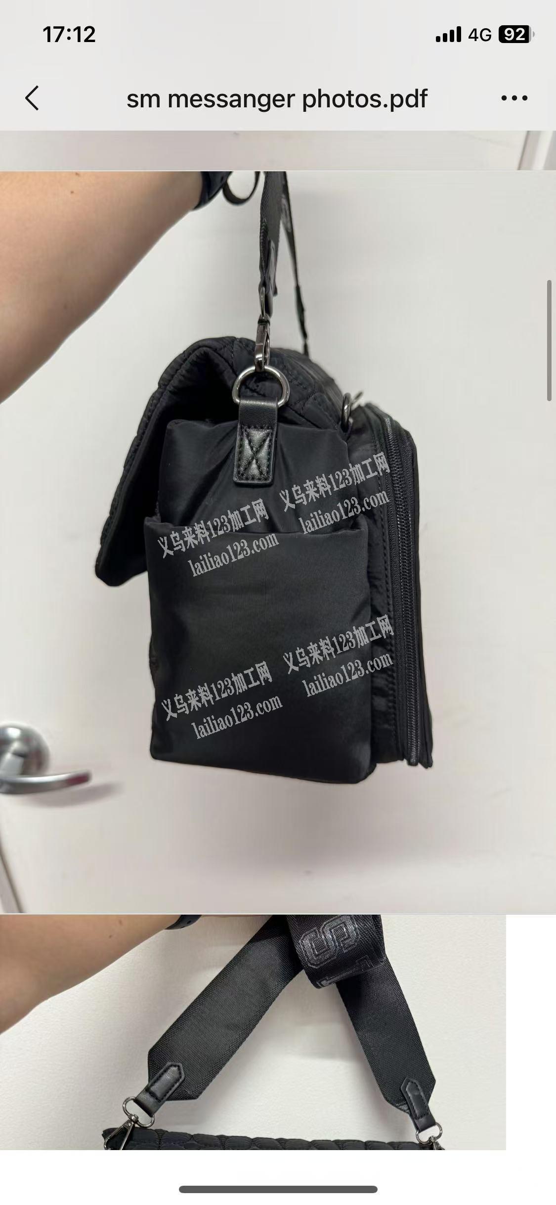 外贸手提包订单。这个是妈咪包，寻找箱包工