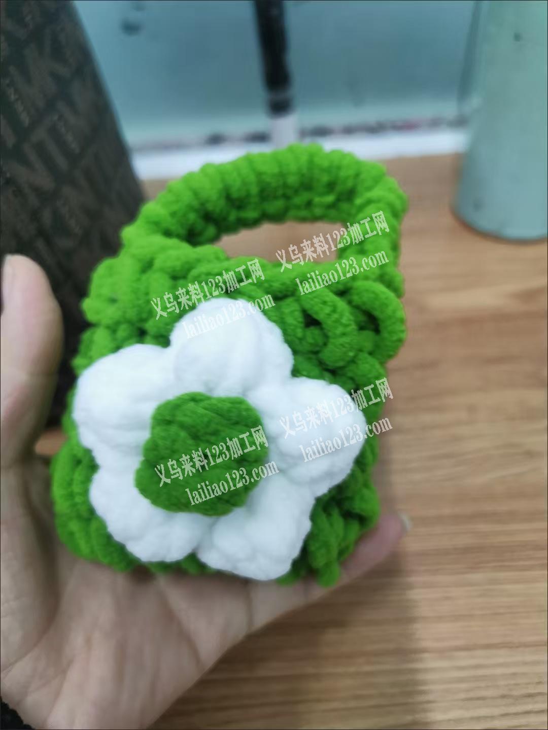 毛线钩针编织包包的手工活。，谁家会做，寻