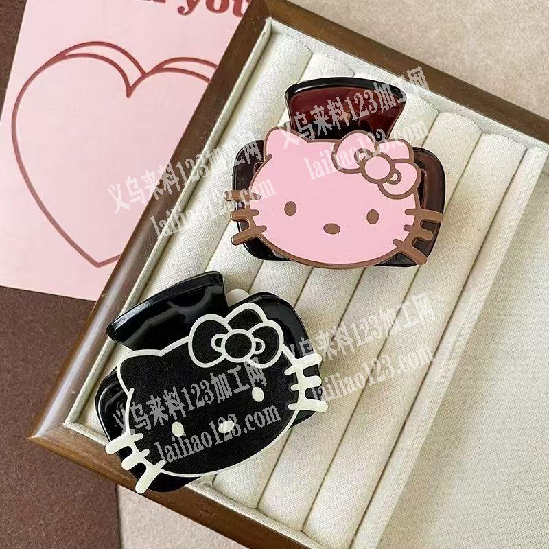 大量亚克力HelloKitty发夹订单，