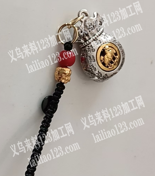 50000如图日进斗金钥匙扣挂件订单，如