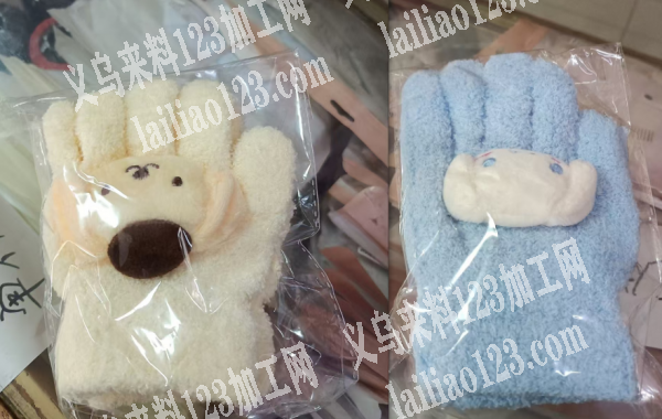 手套有订单，如图，寻找毛绒手套厂家，如图