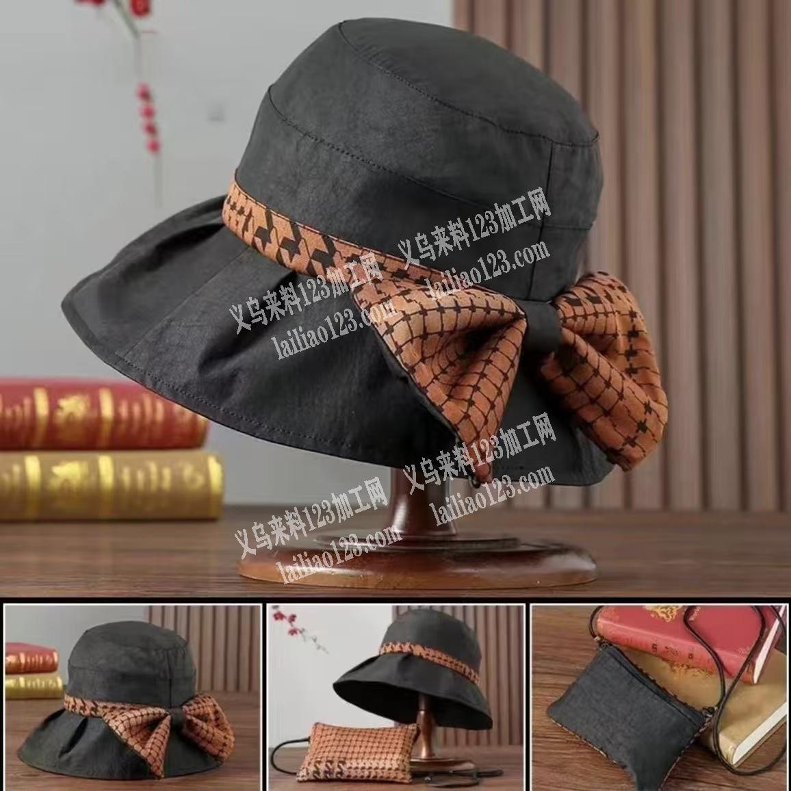 渔夫帽，女士帽子外发加工，纯加工，长期有