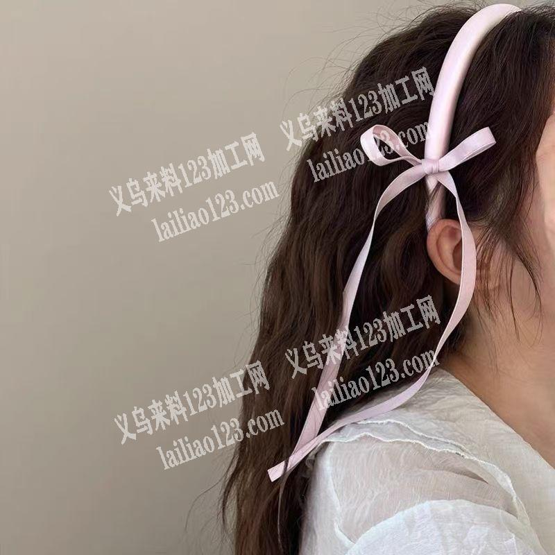 蝴蝶结头箍成品订单，如图，寻找专业做成品