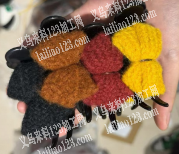 大量订单，寻找如图蝴蝶结的原材料，毛线编
