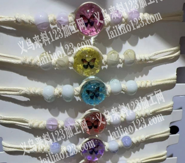 大量手工活外发，穿珠子编制的手工活外发加