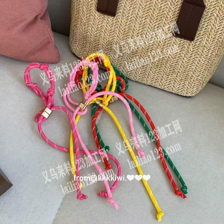 绳子编织的挂件手工活外发加工，如图，寻找