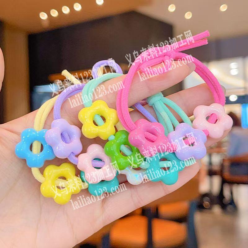 皮筋穿配件+打结的手工活外发加工，寻找手