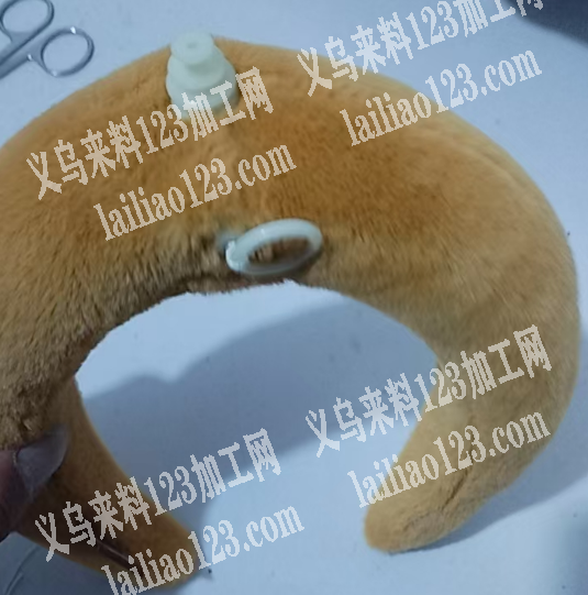 手缝的手工活外发加工，如图毛绒发箍的手工