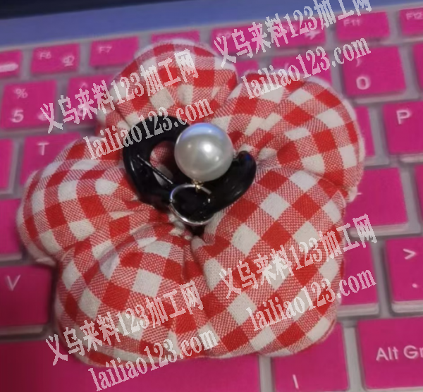 如图布艺发圈的平车活外发加工，寻找平车加
