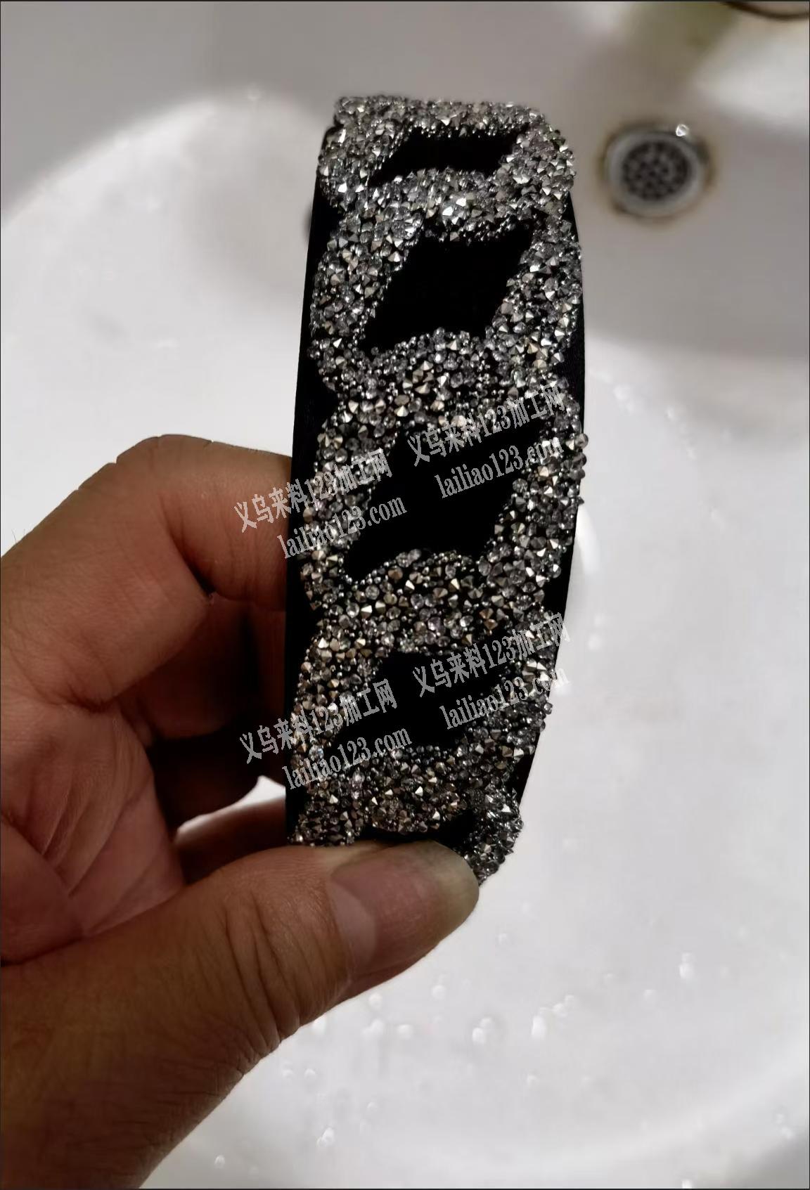 胶网钻的头箍成品订单，如图，这样的，有专
