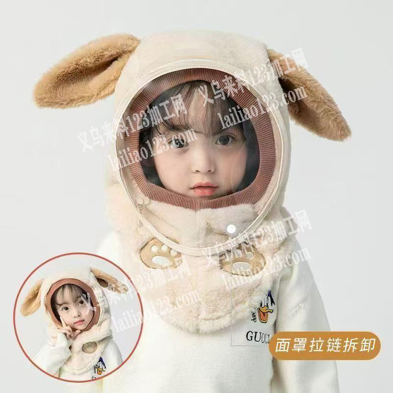 公司寻找保暖帽子工厂，如图防风帽，有货的